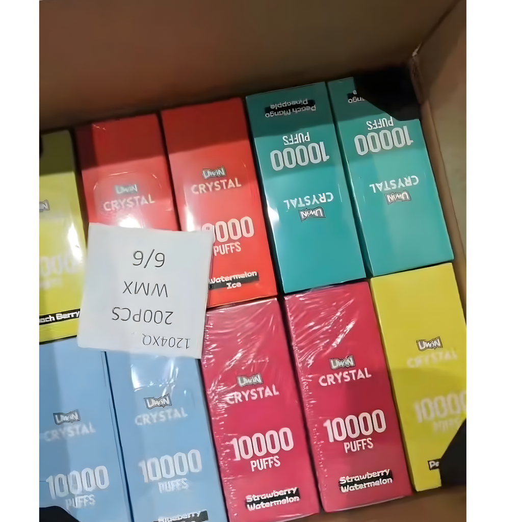 30 boîtes Uwin Crystal 10 000puffs