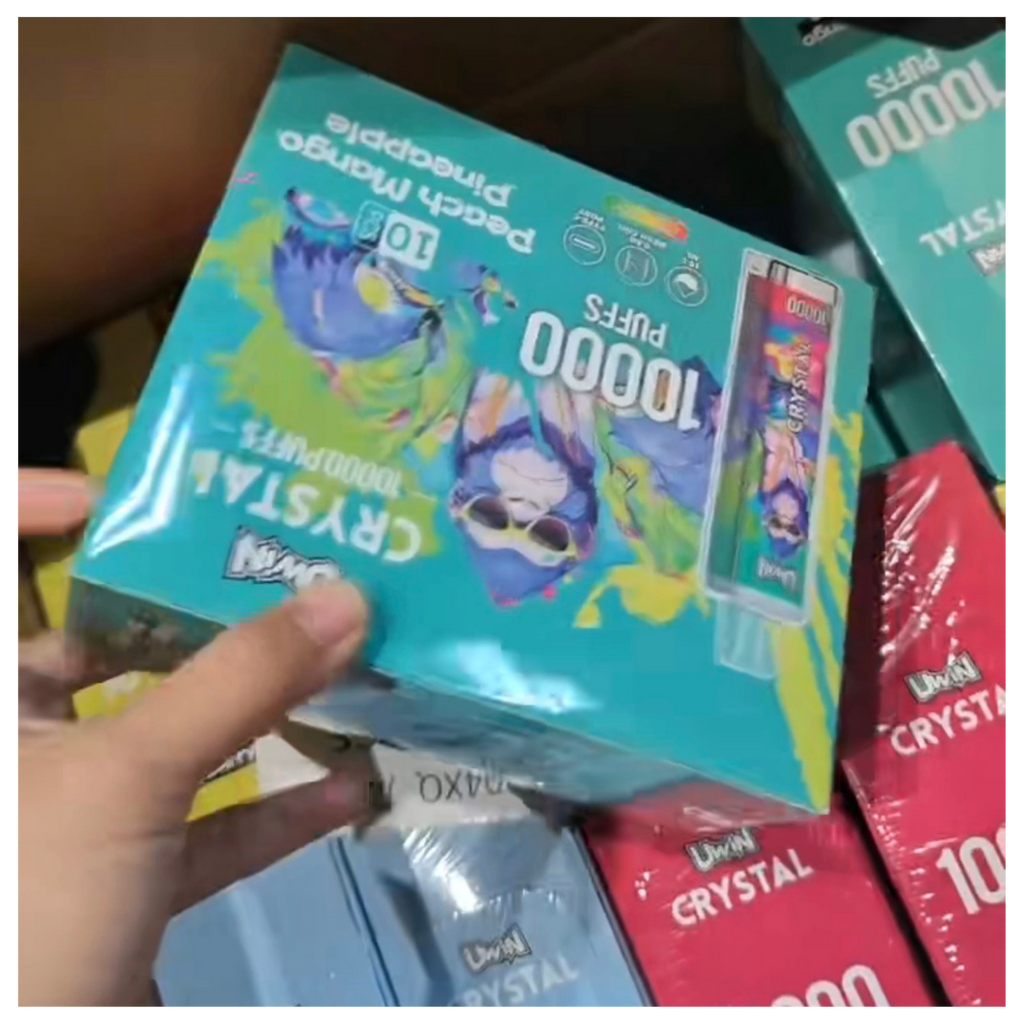 30 boîtes Uwin Crystal 10 000puffs