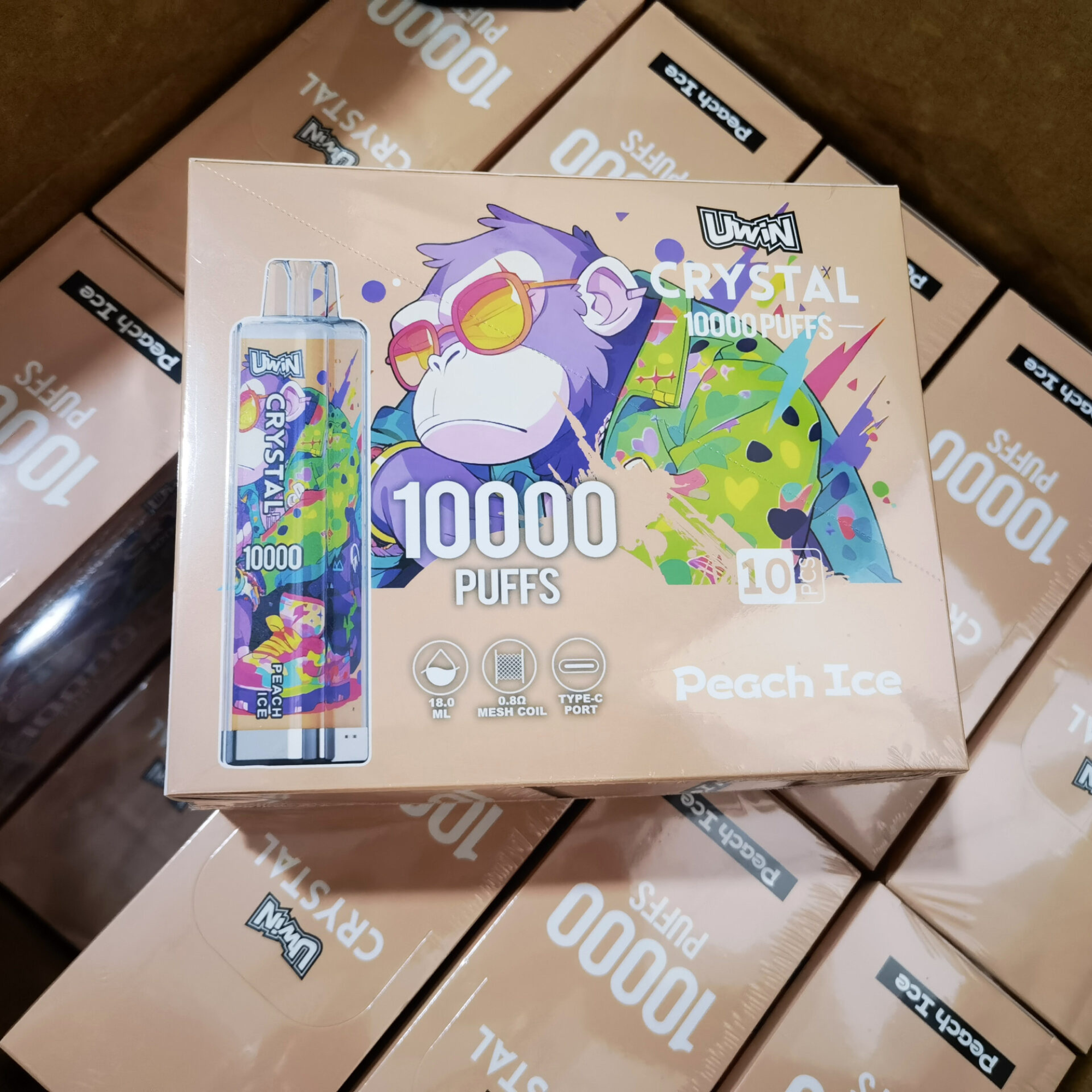 30 boîtes Uwin Crystal 10 000puffs